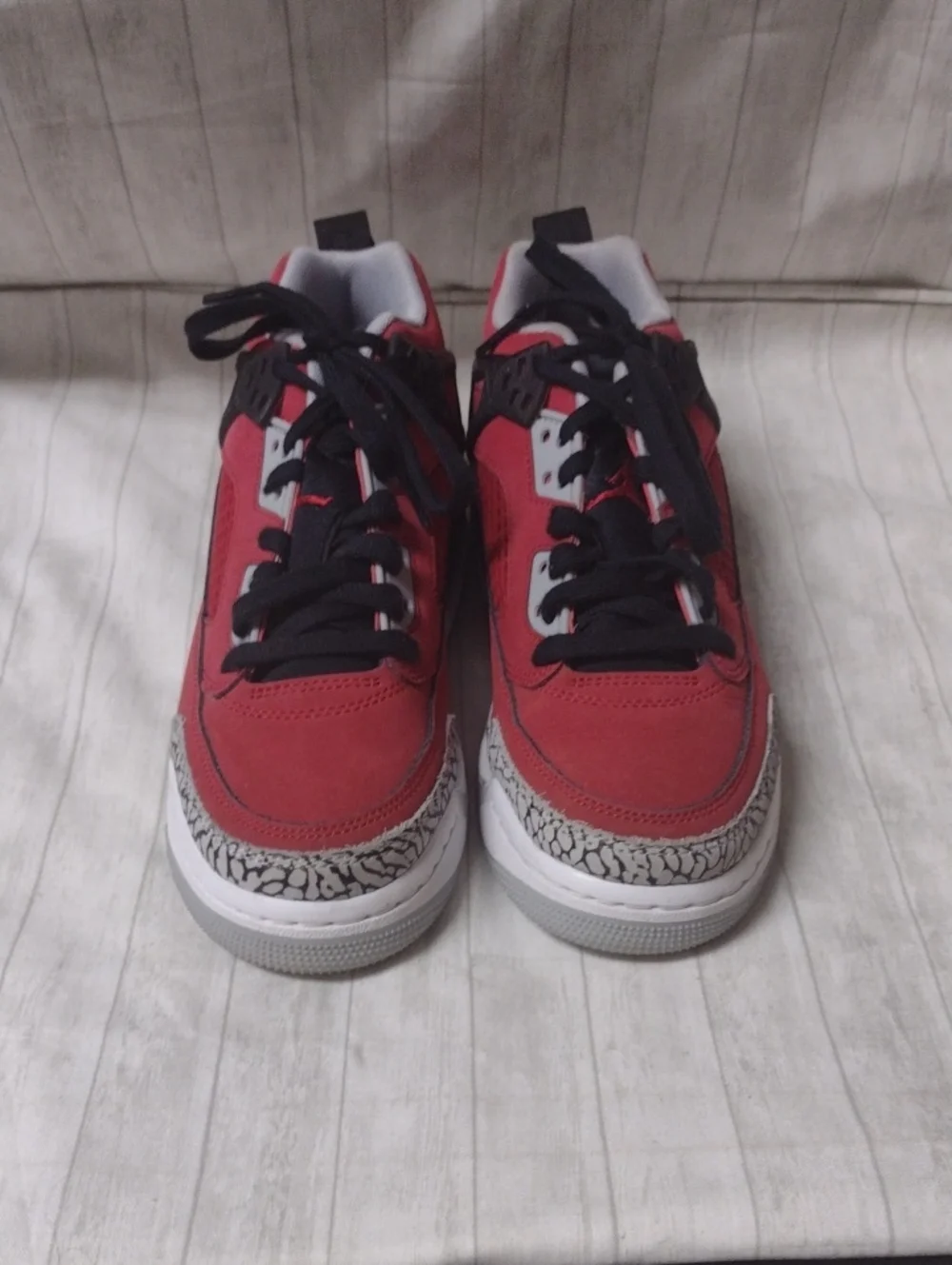 Jordan Boy's Red and Black Athletic Sneakers (J1119)
